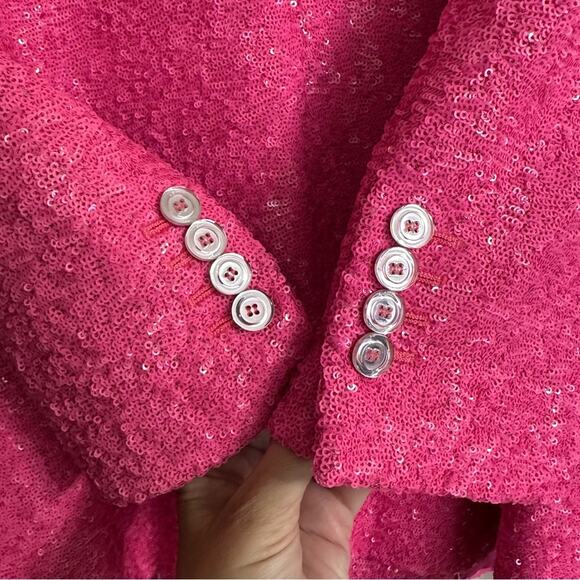 Dolce & Gabbana Hot Pink Sequined Blazer size IT 36 seen on Lisa from Vanderpump - Picture 7 of 16